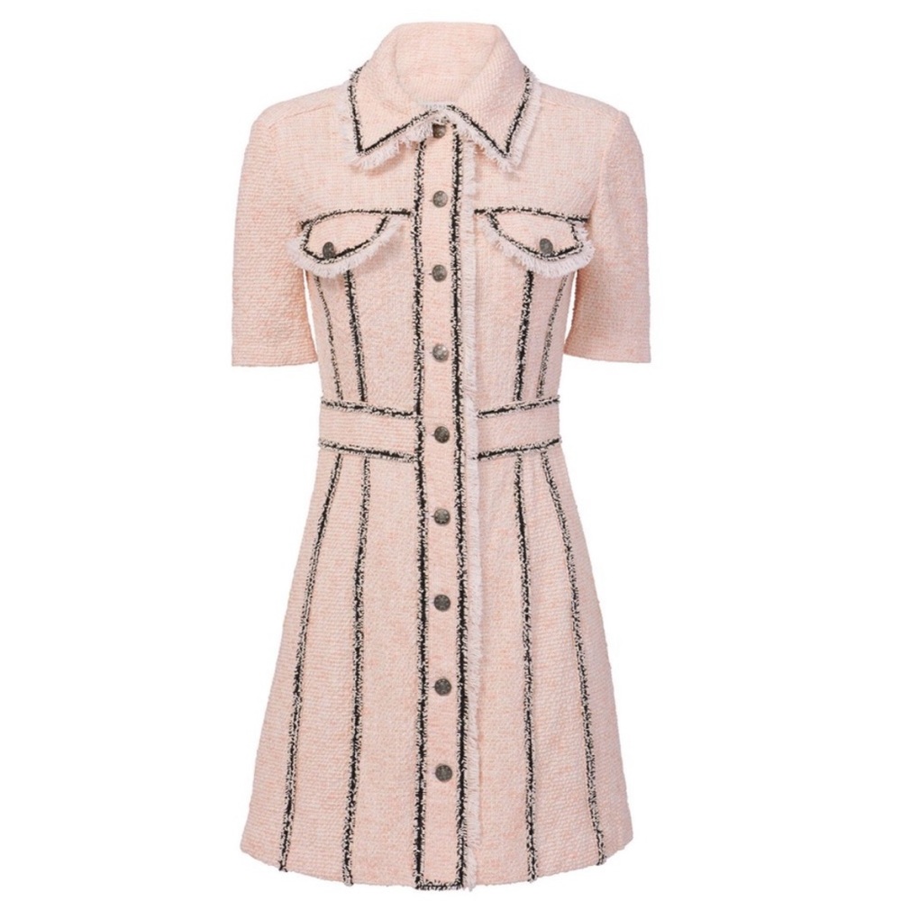 Veronica Beard Azra Tweed Mini Dress